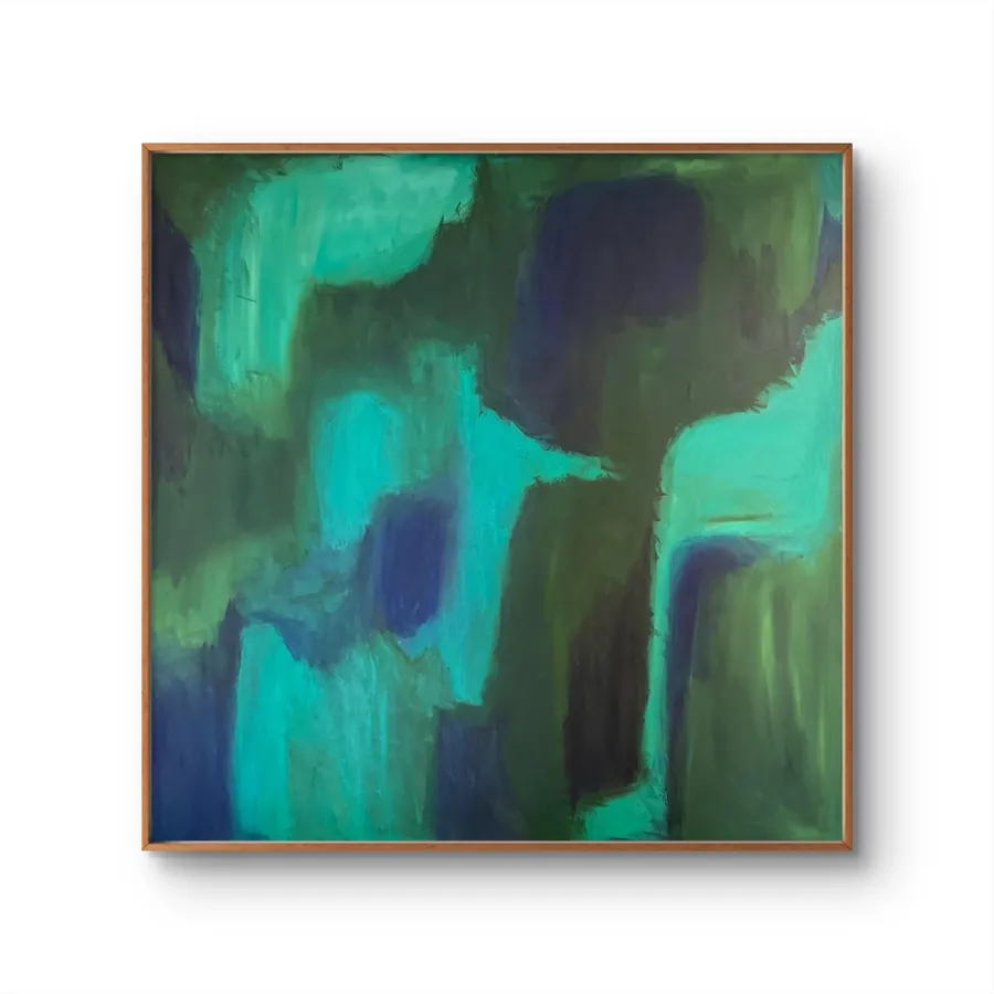 Aurora Boreal, 150 x 150 cm