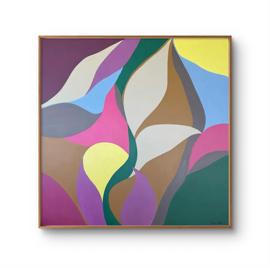 Dança das Cores, 100 x 100 cm