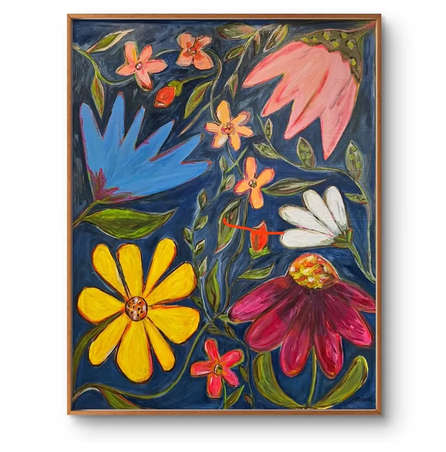 Jardim Noturno, 80 x 100 cm