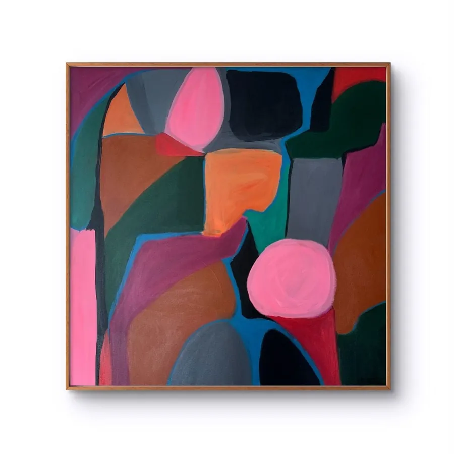 Pontos de Energia, 100 x 100 cm