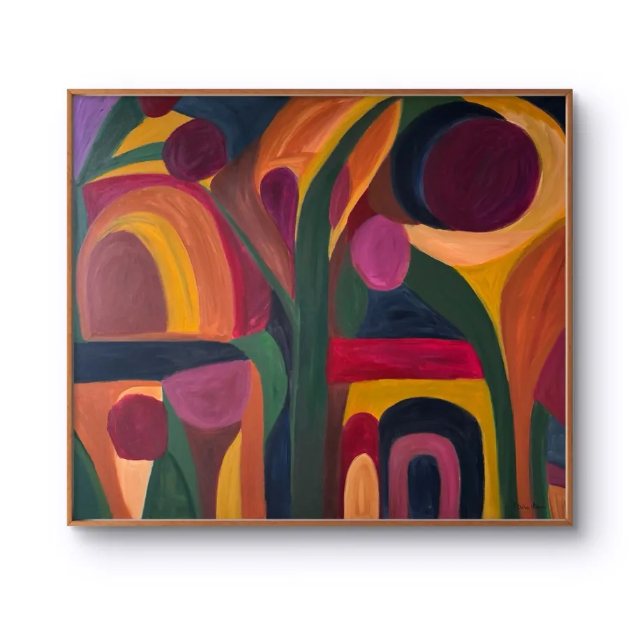 Portais no Jardim, 120 x 140 cm